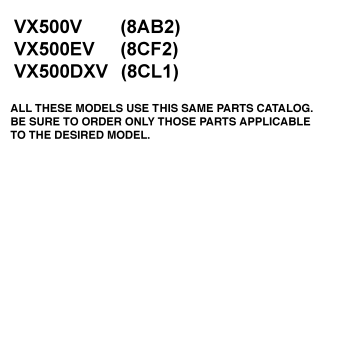 ~MODELS IN THIS CATALOG