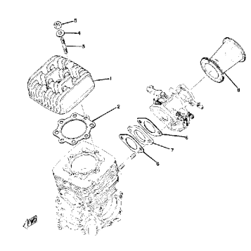 CYLINDER HEAD - INTAKE SR KIT