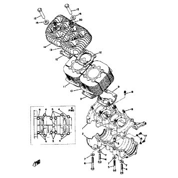 CRANKCASE - CYLINDER