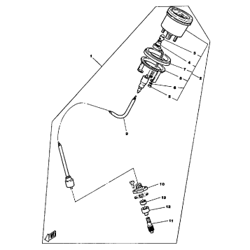 TACHOMETER KIT (ALTERNATE PART)