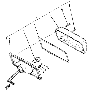 TAILLIGHT ET250D - E