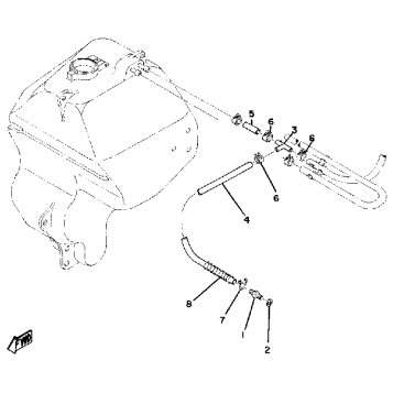 FUEL RETURN PIPING SET