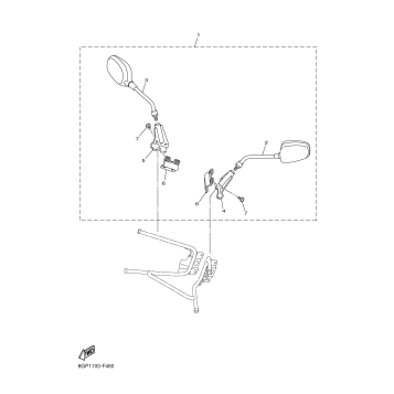 ALTERNATE REAR VIEW MIRROR