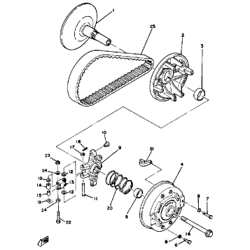 PRIMARY SHEAVE ET250E