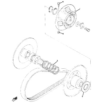 PRIMARY SHEAVE (SR KIT)