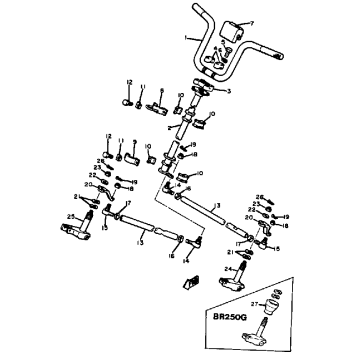 STEERING BR250F - G