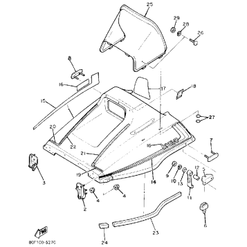 SHROUD - WINDSHIELD BR250J