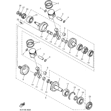 CRANKSHAFT - PISTON