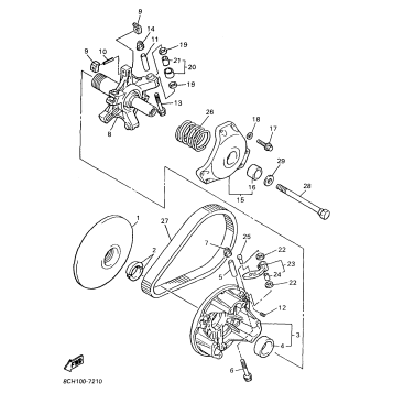 PRIMARY SHEAVE FOR MM700