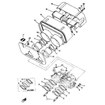 INTAKE GPX338F - GPX433F