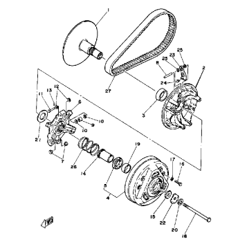 PRIMARY SHEAVE EC540C