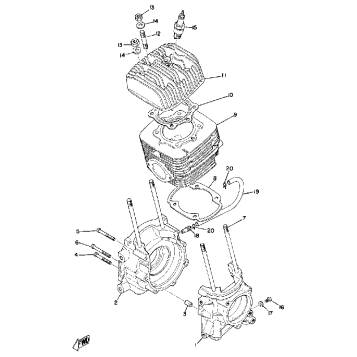 CRANKCASE - CYLINDER