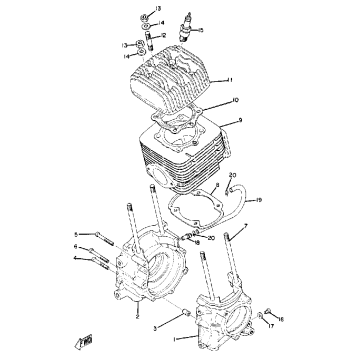 CRANKCASE - CYLINDER