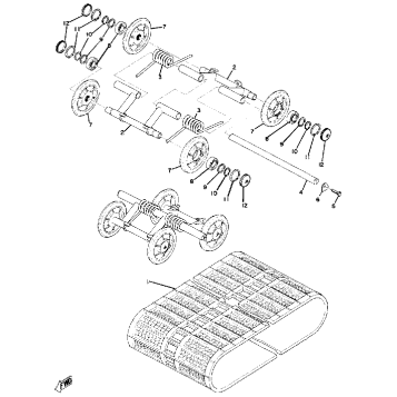 TRACK SUSPENSION WHEEL