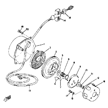 STARTER GPX338F - GPX433F