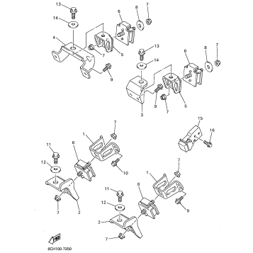 ENGINE BRACKET FOR MM700