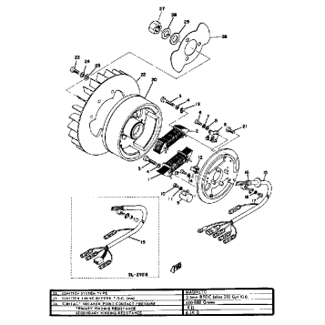 FLYWHEEL MAGNETO SL292 - B