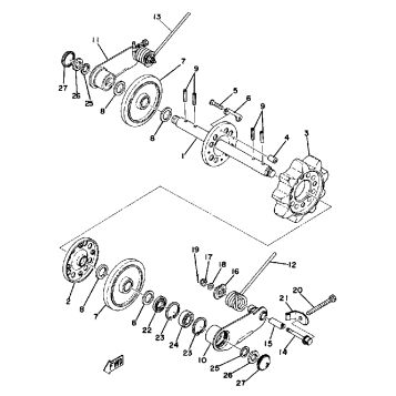 REAR AXLE - WHEEL