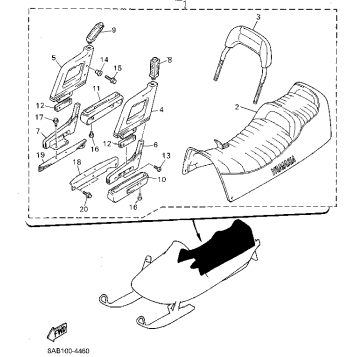 2-UP SEAT KIT (ALTERNATE)