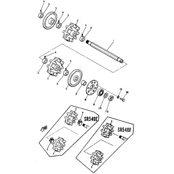 TRACK DRIVE 1 SR540DEF