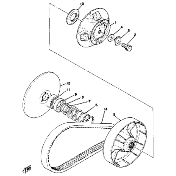 PRIMARY SHEAVE ET250C