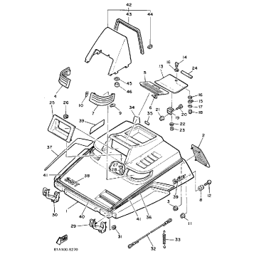 SHROUD - WINSHIELD ET340TK
