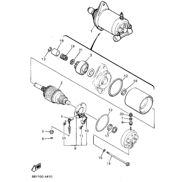 ALTERNATE STARTING MOTOR