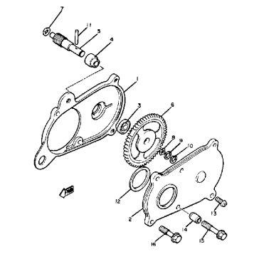 PUMP DRIVE - GEAR BR250F - G