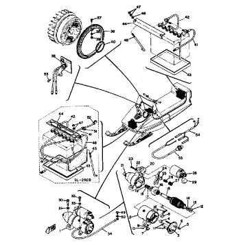 ELECTRIC STARTER (ALTERNATE PARTS) SL292 - B
