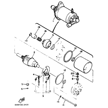 ALTERNATE STARTING MOTOR