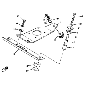 ENGINE BRACKET ET250D - E