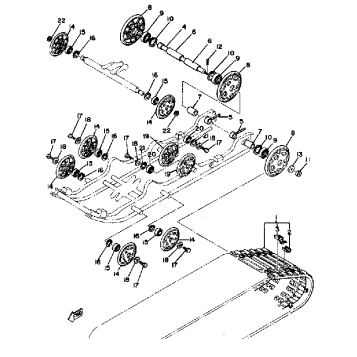 TRACK SUSPENSION 1 SR540D
