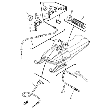 CONTROL - CABLE SR540D-E-F
