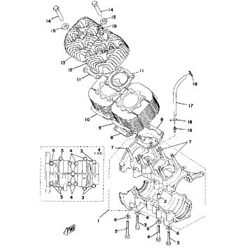 CRANKCASE - CYLINDER