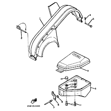 GAURD - LUIGGAGE BOX SS440F