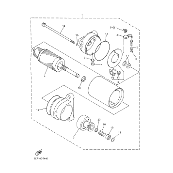 ALTERNATE STARTING MOTOR