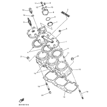 CYLINDER HEAD FOR MM700