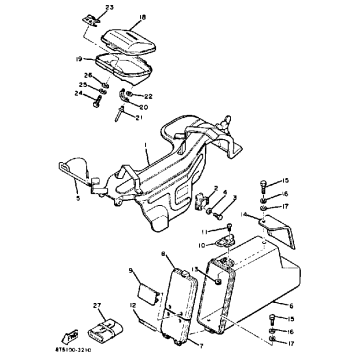 GUARD-LUGGAGE BOX ET340TG