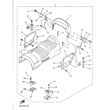 ALTERNATE SEMI DOUBLE SEAT