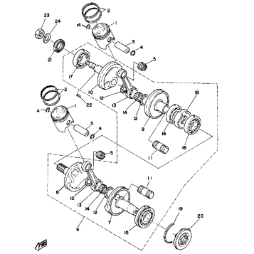 CRANKSHAFT - PISTON