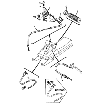 CONTROL - CABLE BR250F - G