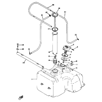 FUEL TANK GPX338F - GPX433F