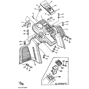 INSTRUMENTAL PANEL SR540K