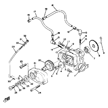 OIL PUMP GPX338F - GPX433F