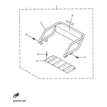 ALTERNATE REAR BUMPER SET VT500