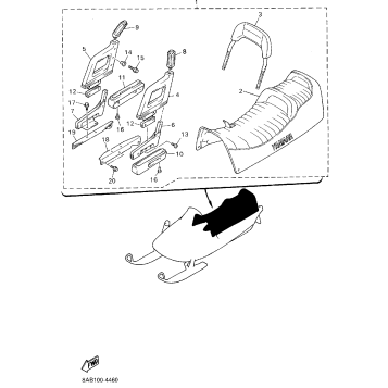 2-UP SEAT KIT (ALTERNATE)