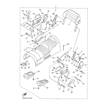 ALTERNATE SEMI DOUBLE SEAT DX