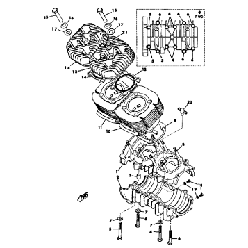 CRANKCASE - CYLINDER