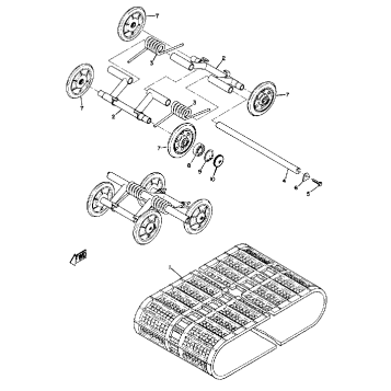 TRACK - SUSPENSION WHEEL