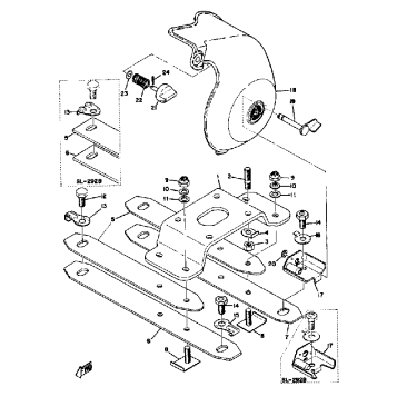ENGINE BRACKET SL292 - B